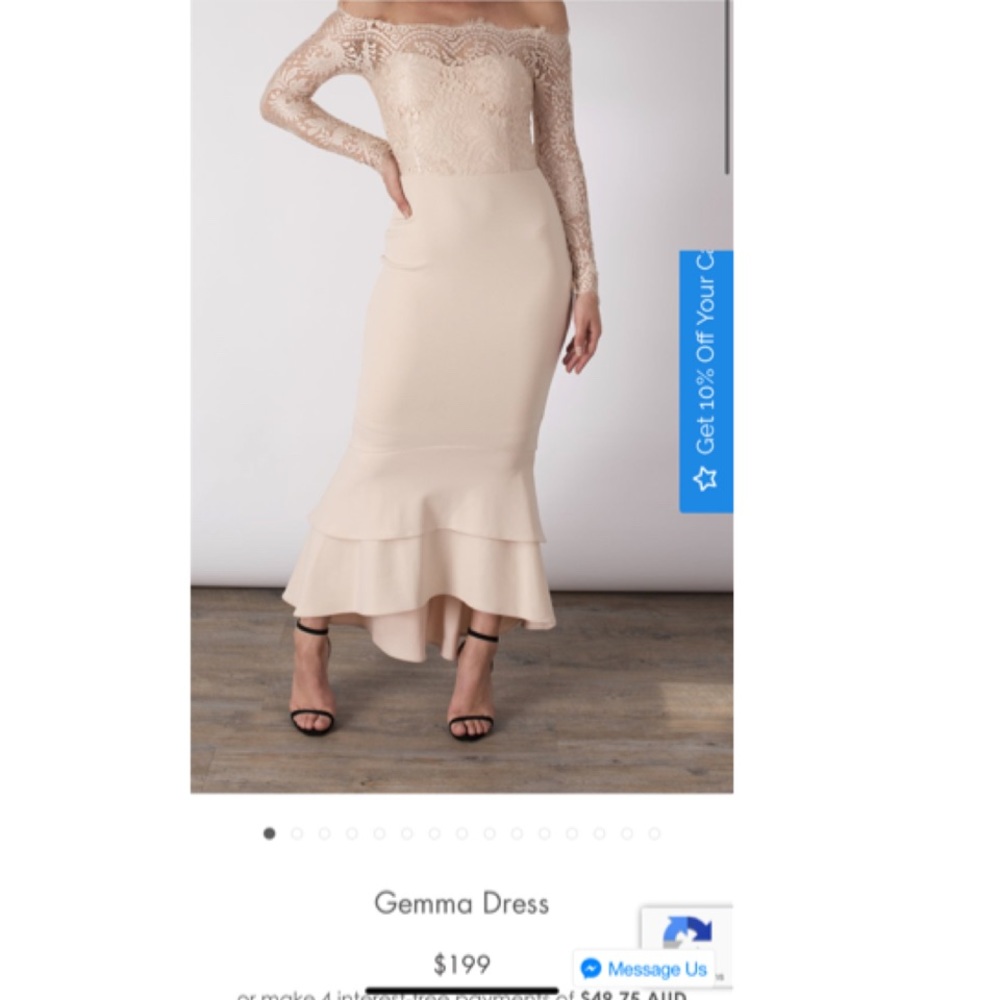 Off shoulder dress